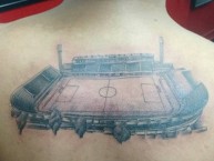Tattoo - Tatuaje - tatuagem - "Estádio Primeiro de Maio" Tatuaje de la Barra: Movimento Popular Febre Amarela • Club: São Bernardo Futebol Clube
