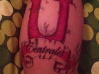 Tattoo - Tatuaje - tatuagem - "Centrales" Tatuaje de la Barra: Muerte Blanca • Club: LDU