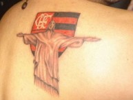 Tattoo - Tatuaje - tatuagem - "Cristo Redentor" Tatuaje de la Barra: Nação 12 • Club: Flamengo • País: Brasil
