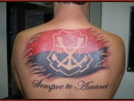 Tattoo - Tatuaje - tatuagem - "Sempre amarei" Tatuaje de la Barra: Nação 12 • Club: Flamengo • País: Brasil