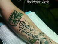Tattoo - Tatuaje - tatuagem - Tatuaje de la Barra: Nación Verdolaga • Club: Atlético Nacional • País: Colombia