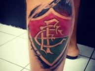 Tattoo - Tatuaje - tatuagem - "Fluminense" Tatuaje de la Barra: O Bravo Ano de 52 • Club: Fluminense • País: Brasil