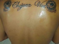 Tattoo - Tatuaje - tatuagem - "Chojuan Vive" Tatuaje de la Barra: Revolución Vinotinto Sur • Club: Tolima
