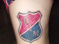 Tattoo - Tatuaje - tatuagem - "Realizado el 26 de Diciembre de 2022, 19 días despues de perder la final!" Tatuaje de la Barra: Rexixtenxia Norte • Club: Independiente Medellín