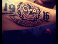Tattoo - Tatuaje - tatuagem - Tatuaje de la Barra: Ritual Del Kaoz • Club: América • País: México