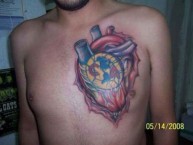 Tattoo - Tatuaje - tatuagem - Tatuaje de la Barra: Ritual Del Kaoz • Club: América • País: México