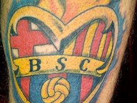 Tattoo - Tatuaje - tatuagem - Tatuaje de la Barra: Sur Oscura • Club: Barcelona Sporting Club