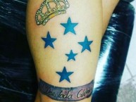 Tattoo - Tatuaje - tatuagem - Tatuaje de la Barra: Torcida Fanáti-Cruz • Club: Cruzeiro • País: Brasil