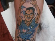 Tattoo - Tatuaje - tatuagem - "Tatuaje Tucu" Tatuaje de la Barra: Trinchera Celeste • Club: O'Higgins • País: Chile