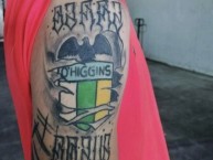 Tattoo - Tatuaje - tatuagem - Tatuaje de la Barra: Trinchera Celeste • Club: O'Higgins • País: Chile
