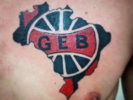 Tattoo - Tatuaje - tatuagem - Tatuaje de la Barra: Xavante • Club: Brasil de Pelotas • País: Brasil