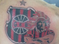 Tattoo - Tatuaje - tatuagem - Tatuaje de la Barra: Xavante • Club: Brasil de Pelotas • País: Brasil
