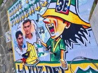 Trapo - Bandeira - Faixa - Telón - Trapo de la Barra: Artillería Verde Sur &bull; Club: Deportes Quindío &bull; País: Colombia