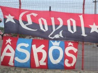 Trapo - Bandeira - Faixa - Telón - Trapo de la Barra: Barra 47 • Club: Tiburones Rojos de Veracruz • País: México