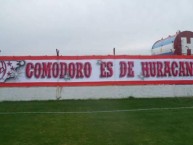 Trapo - Bandeira - Faixa - Telón - Trapo de la Barra: Barra de Fierro • Club: Huracán de Comodoro