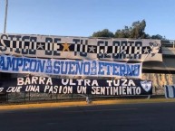 Trapo - Bandeira - Faixa - Telón - Trapo de la Barra: Barra Ultra Tuza • Club: Pachuca • País: México