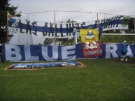 Trapo - Bandeira - Faixa - Telón - Trapo de la Barra: Blue Rain • Club: Millonarios