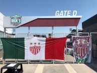 Trapo - Bandeira - Faixa - Telón - Trapo de la Barra: Comando Rojiblanco • Club: Club Necaxa • País: México
