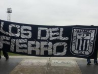 Trapo - Bandeira - Faixa - Telón - "Los del Fierro" Trapo de la Barra: Comando SVR • Club: Alianza Lima