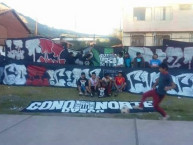 Trapo - Bandeira - Faixa - Telón - "COALICIÓN CVZCO - COMANDO SVR" Trapo de la Barra: Comando SVR &bull; Club: Alianza Lima