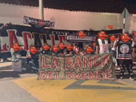 Trapo - Bandeira - Faixa - Telón - "LA CALLE CVZCO - LA BANDA DEL DVENDE" Trapo de la Barra: Comando SVR &bull; Club: Alianza Lima