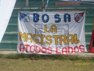 Trapo - Bandeira - Faixa - Telón - Trapo de la Barra: Comandos Azules • Club: Millonarios • País: Colombia