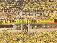 Trapo - Bandeira - Faixa - Telón - Trapo de la Barra: Fortaleza Leoparda Sur • Club: Atlético Bucaramanga