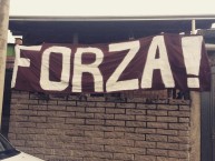 Trapo - Bandeira - Faixa - Telón - Trapo de la Barra: Forza Granata! • Club: Caxias