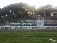 Trapo - Bandeira - Faixa - Telón - "PALMIRA" Trapo de la Barra: Frente Radical Verdiblanco • Club: Deportivo Cali