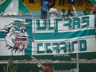 Trapo - Bandeira - Faixa - Telón - "CERRITO" Trapo de la Barra: Frente Radical Verdiblanco • Club: Deportivo Cali • País: Colombia