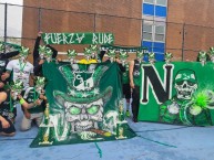 Trapo - Bandeira - Faixa - Telón - Trapo de la Barra: Frente Radical Verdiblanco &bull; Club: Deportivo Cali &bull; País: Colombia