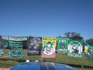 Trapo - Bandeira - Faixa - Telón - Trapo de la Barra: Frente Radical Verdiblanco &bull; Club: Deportivo Cali &bull; País: Colombia