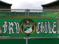 Trapo - Bandeira - Faixa - Telón - Trapo de la Barra: Frente Radical Verdiblanco &bull; Club: Deportivo Cali &bull; País: Colombia