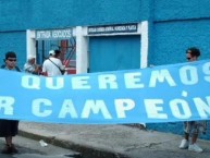 Trapo - Bandeira - Faixa - Telón - "Trapo de los 2000" Trapo de la Barra: Fuerza Azul • Club: Cartaginés