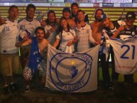 Trapo - Bandeira - Faixa - Telón - "La Famosa Banda Del Centenario.. FA#1" Trapo de la Barra: Fuerza Azul • Club: Cartaginés