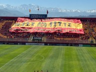 Trapo - Bandeira - Faixa - Telón - "Telon gigante furia roja" Trapo de la Barra: Fúria Roja &bull; Club: Unión Española &bull; País: Chile