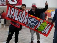 Trapo - Bandeira - Faixa - Telón - "Armada Roja (San Jerry)" Trapo de la Barra: Fvria Roja &bull; Club: Cienciano &bull; País: Peru