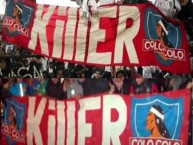 Trapo - Bandeira - Faixa - Telón - Trapo de la Barra: Garra Blanca &bull; Club: Colo-Colo &bull; País: Chile