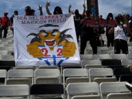 Trapo - Bandeira - Faixa - Telón - "Anti ucatolica (anti monjas)" Trapo de la Barra: Garra Blanca &bull; Club: Colo-Colo &bull; País: Chile