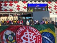 Trapo - Bandeira - Faixa - Telón - "Mundial Rusia 2018" Trapo de la Barra: Guarda Popular • Club: Internacional • País: Brasil