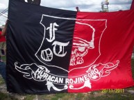 Trapo - Bandeira - Faixa - Telón - Trapo de la Barra: Huracan Roji-Negro • Club: Deportivo Lara