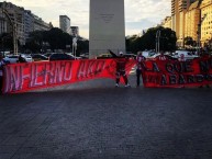 Trapo - Bandeira - Faixa - Telón - "Buenos Aires" Trapo de la Barra: Infierno Akademico • Club: Estudiantes de Mérida • País: Venezuela