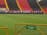 Trapo - Bandeira - Faixa - Telón - Trapo de la Barra: La 12 • Club: Alajuelense • País: Costa Rica