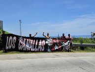 Trapo - Bandeira - Faixa - Telón - "Los Canallas" Trapo de la Barra: La 12 • Club: Alajuelense • País: Costa Rica