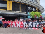 Trapo - Bandeira - Faixa - Telón - Trapo de la Barra: La 12 • Club: Alajuelense • País: Costa Rica