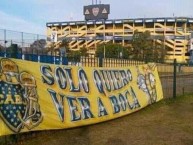 Trapo - Bandeira - Faixa - Telón - Trapo de la Barra: La 12 • Club: Boca Juniors • País: Argentina