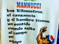Trapo - Bandeira - Faixa - Telón - Trapo de la Barra: La 12 Tricolor • Club: C.A. Mannucci