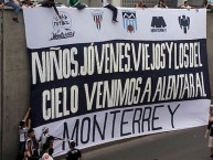 Trapo - Bandeira - Faixa - Telón - Trapo de la Barra: La Adicción • Club: Monterrey