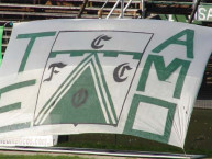 Trapo - Bandeira - Faixa - Telón - "Te amo" Trapo de la Barra: La Banda 100% Caballito &bull; Club: Ferro Carril Oeste &bull; País: Argentina