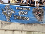 Trapo - Bandeira - Faixa - Telón - Trapo de la Barra: La Banda de Fierro 22 • Club: Gimnasia y Esgrima • País: Argentina